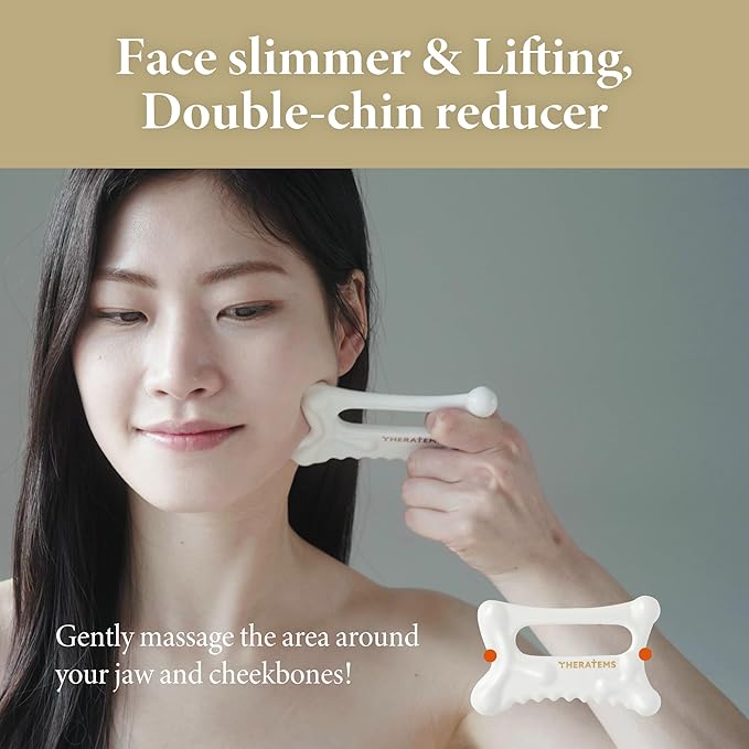 Natural Ceramic gua sha Massage Tool, face and Body guasha, Lymphatic Drainage Trigger, guasha Board, face Lift, Muscle Relief Massage Board