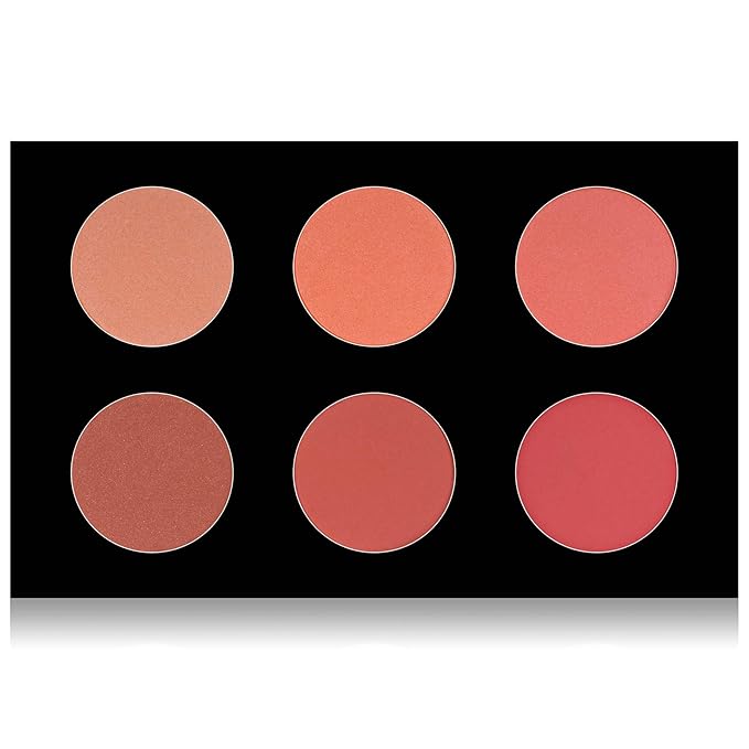 SHANY Shimmer & Matte Warm-Toned Blush Palette -