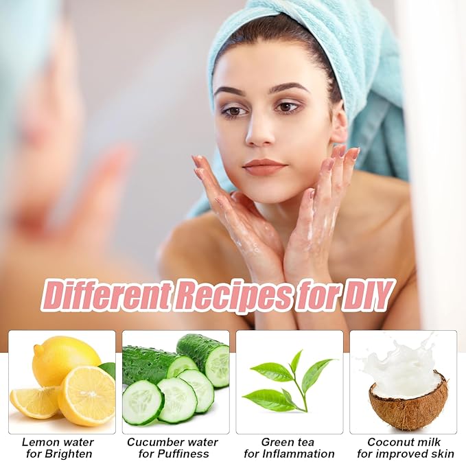 Palksky Face Ice Bath Bowl with Built-in Icetray, Silicone ICES Facial Bowls Collapsible Washbasin, Facial Plunge Bowl, Face Icebath at Home for Skin Tightening, Acne Relief, (Bright Pink