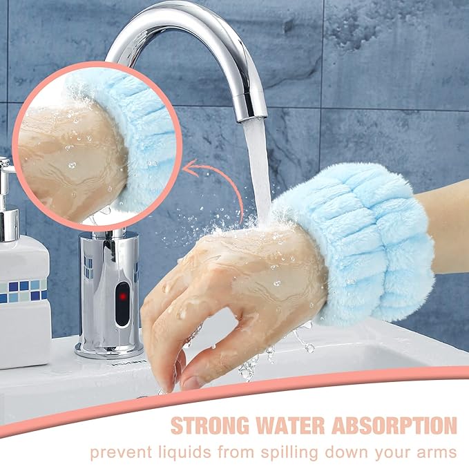 Microfiber wrist spa wash towel