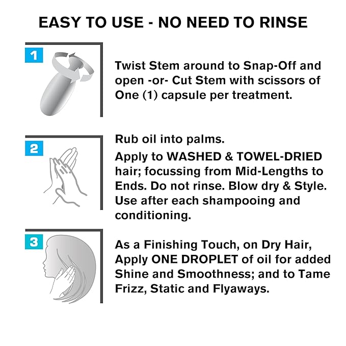 Thickening Hair Oil Capsules – SNOBGIRLS NORMADENSE – Vegan Leave-In Serum for Normal to Thin-Looking Hair – With Biotin, Niacinamide & Ceramides – Fuller-Looking, Denser Hair – 15 Ct