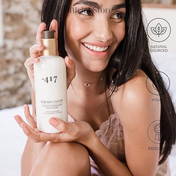 '-417 Dead Sea Cosmetics Aromatic Refreshing Body Lotion - Daily Moisturizing Lotion to Nourish Dry Skin 11.83 oz