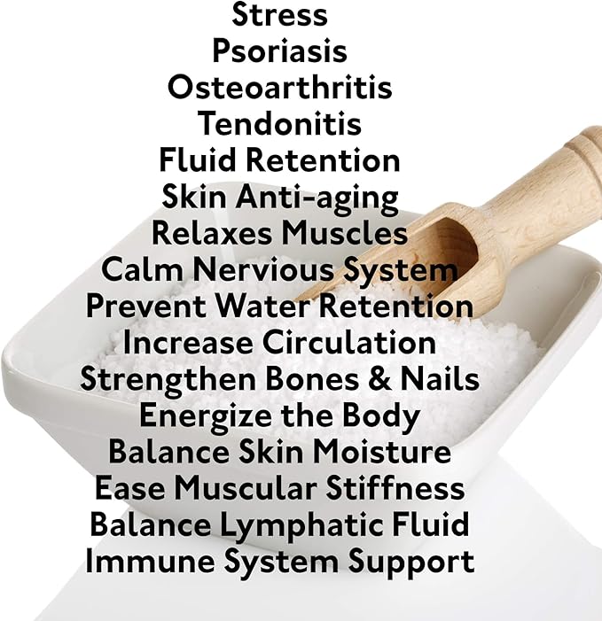 100% Pure Dead Sea Mineral Bath Salt Lavender 6 Pack 2.5 oz Single Use Packets with Magnesium, Sulfur and 21 Essential Minerals. All Skin Types, Problem Skin. Natural, Therapeutic.