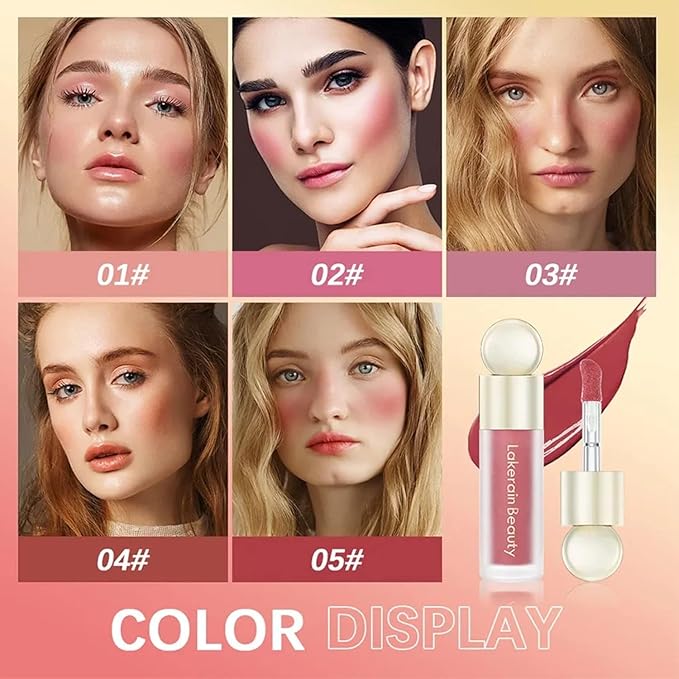 Liquid Blush Makeup, Soft Cream Liquid Blush Makeup Cosmetics (04#)