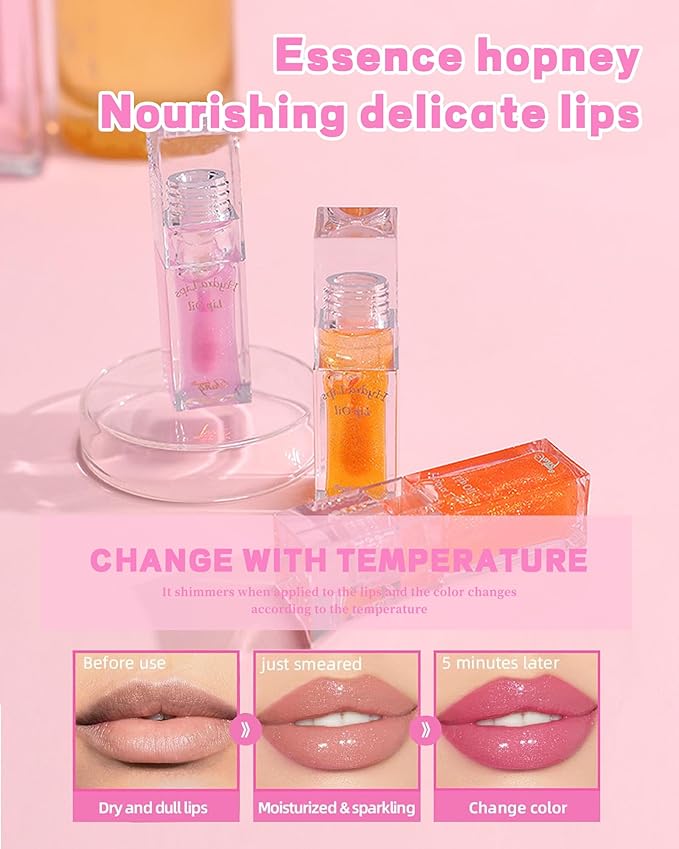 Magic Color Changing Lip Oil Jelly Blush Tint Magic