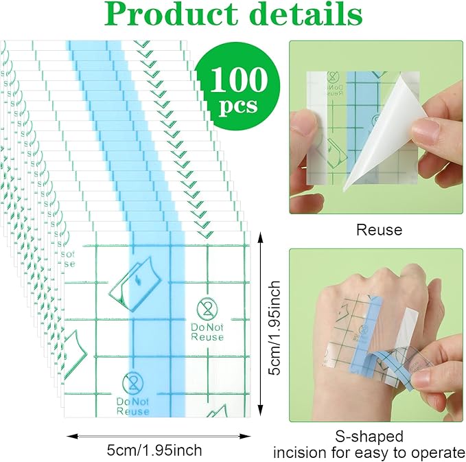 100 Pieces Makeup Hand Palette Single Use Makeup