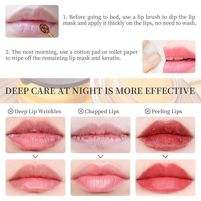 2 PCS Bee Honey Lip Balm