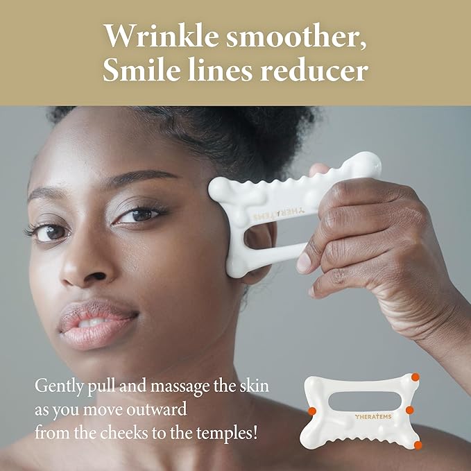 Natural Ceramic gua sha Massage Tool, face and Body guasha, Lymphatic Drainage Trigger, guasha Board, face Lift, Muscle Relief Massage Board