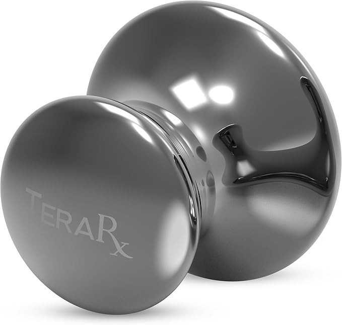 Terahertz Stone Gua Sha & Massage Tools – Authentic Terahertz Tools for Lymphatic Drainage, Tension Relief, and Facial Relaxation (Mushroom Gua Sha)