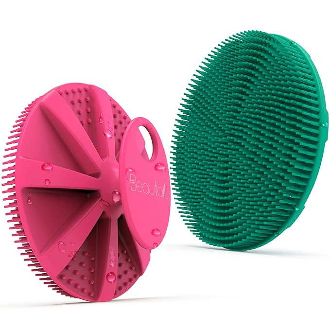 Silicone body scrubber 2 pack