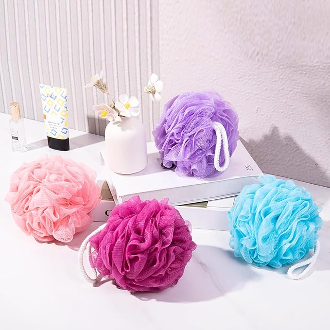 Loofah sponge 75g 4 pack,