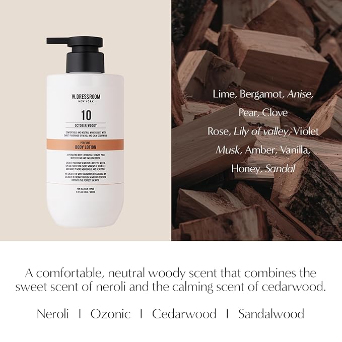 W.Dressroom Moisturizing Body Lotion No.10 October Woody