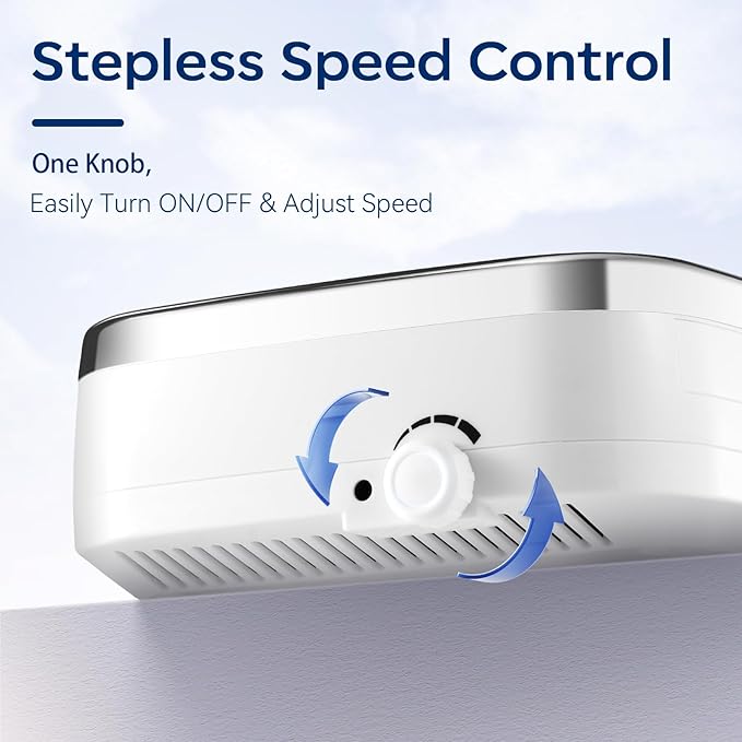 Makartt Nail Dust Collector: 60W Professional Nail Fan Dust Collector with Reusable Filter, 2 Powerful Suction, Adjustable Speed Nails Extractor Vacuum for Manicure Salon Home (Sylvie)