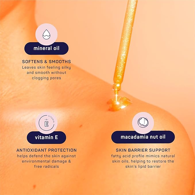 SpaLife Beauty Radiate & Glow Shimmer Oil Bundle – Dry Oil Duo with Subtle & Noticeable Shimmer – Mango & Peony Scents – Hydrating, Lightweight Moisture