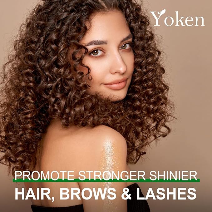 Yoken EWG Verified Castor Oil Glass Bottle 16 fl oz 100% Pure Natural Cold Pressed Castor Oil for Face, Body, Hair, Eyelash, Skin - Hexane Free, Unrefined, Virgin, Rich Fatty Acid for Caster Pack Wrap