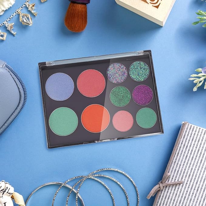 Magnetic Makeup Palette with Clear Top, 3Pack Empty