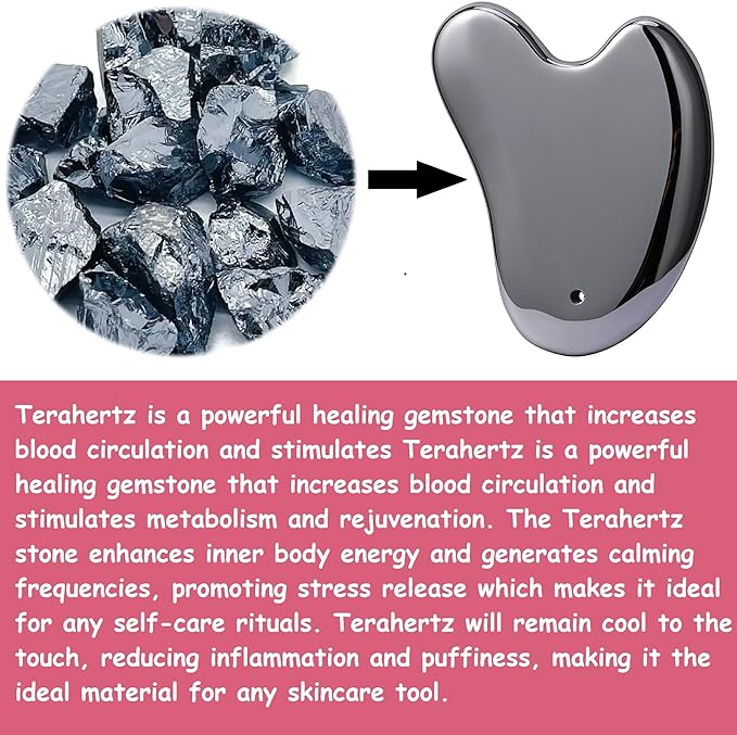 Terahertz Stone Gua Sha Facial Tools Face Body Gua Sha