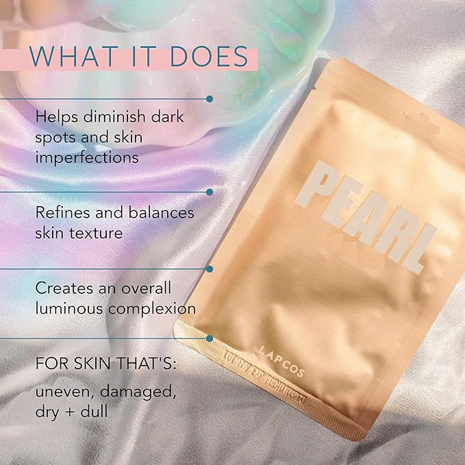 Lapcos pearl sheet mask, daily