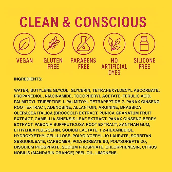 Vitamin C Brilliant Glow Face Serum – Korean Anti Aging Skincare with THD Ascorbate, Matrixyl 3000, Ferulic Acid & Ginseng – Visibly Reduces Dark Spots, Uneven Tone, Fine Lines & Wrinkles