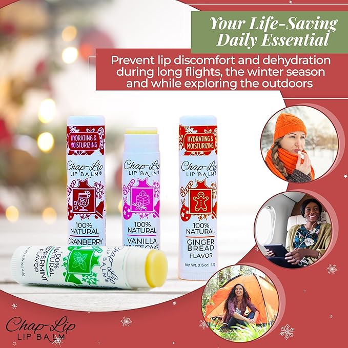 100% Natural Lip Balm Set - Petroleum