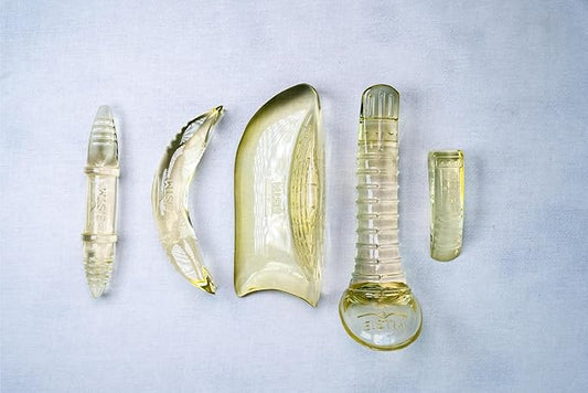 5-Piece Golden Glow Tool Set – Muscle Scraping & Massage Tools for Gua Sha, ASTYM, Graston, Myofascial Release – Physical Therapy Kit w/Black Carry Case