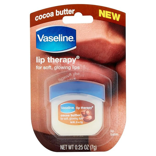 Vaseline Lip Therapy Cocoa Butter.25 oz (Pack of 6)