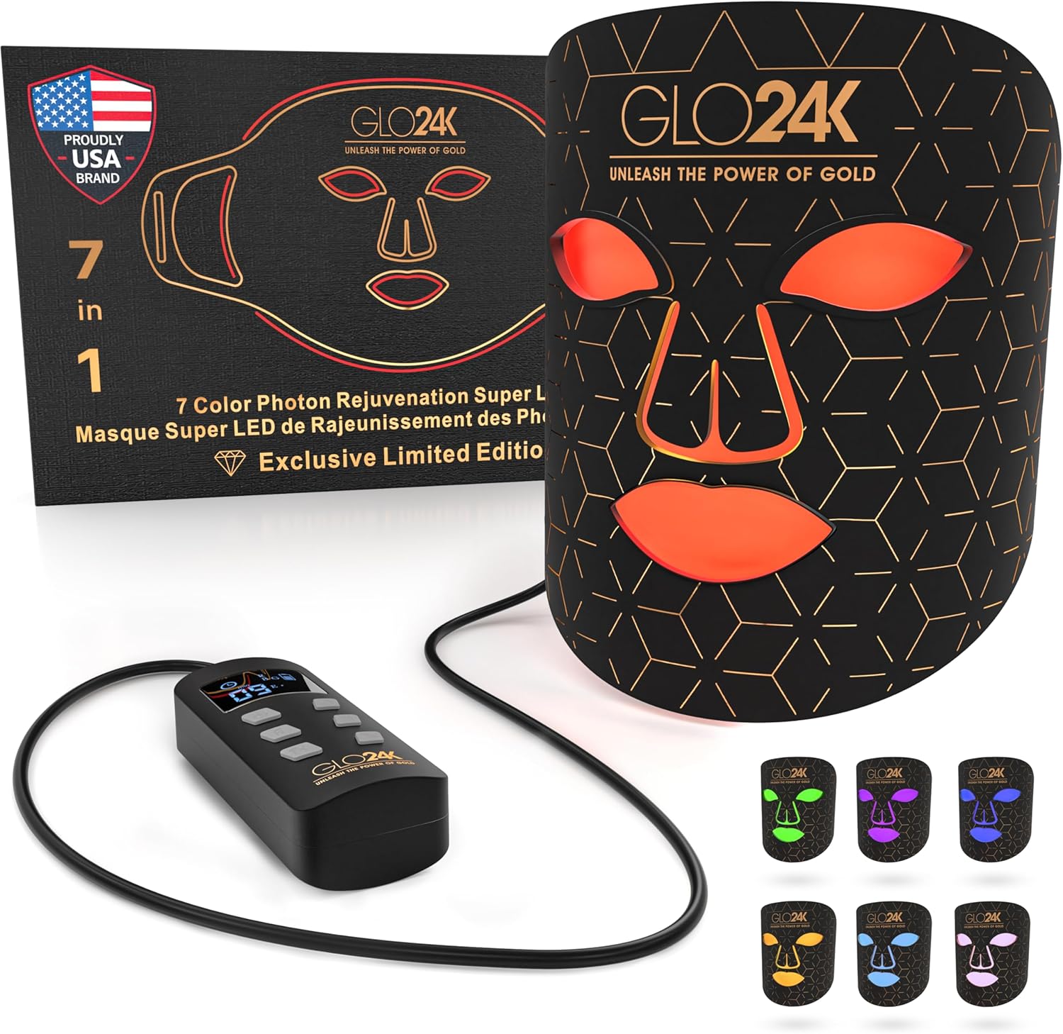 GLO24K Face Beauty Mask. (Super Mask)