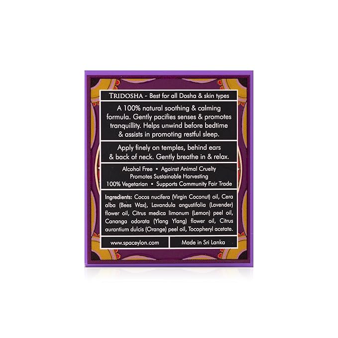 SPA CEYLON SLEEP Calming Balm | Natural Sleep Aid with Lavender & Ylang Ylang | Soothing Body Balm for Bedtime Routine | Suitable for All Skin Types