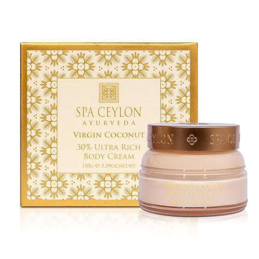 SPA CEYLON Virgin Coconut 30% Ultra Rich Body Cream | Hydrating | Suitable for all skin types