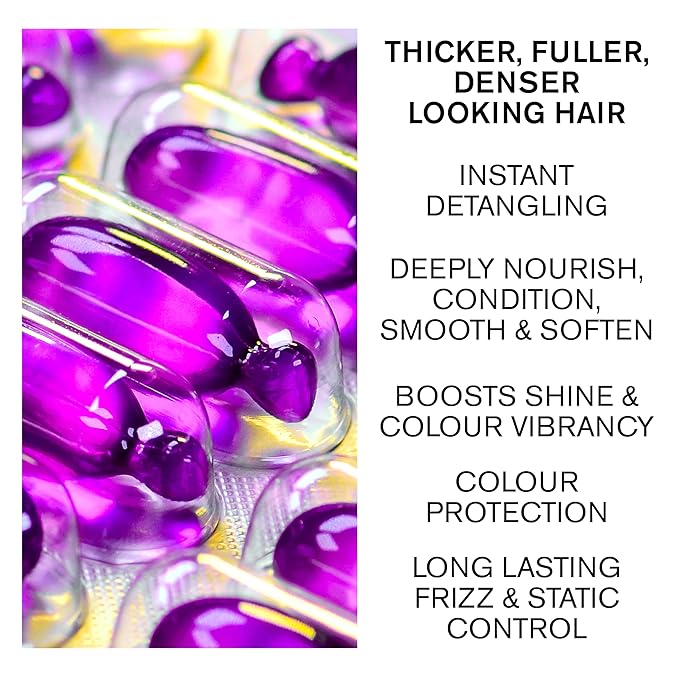 Thickening Hair Oil Capsules – SNOBGIRLS NORMADENSE – Vegan Leave-In Serum for Normal to Thin-Looking Hair – With Biotin, Niacinamide & Ceramides – Fuller-Looking, Denser Hair – 15 Ct