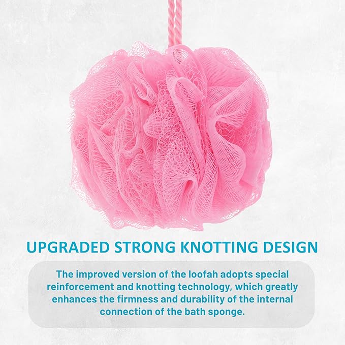 5 piece exfoliating loofah set