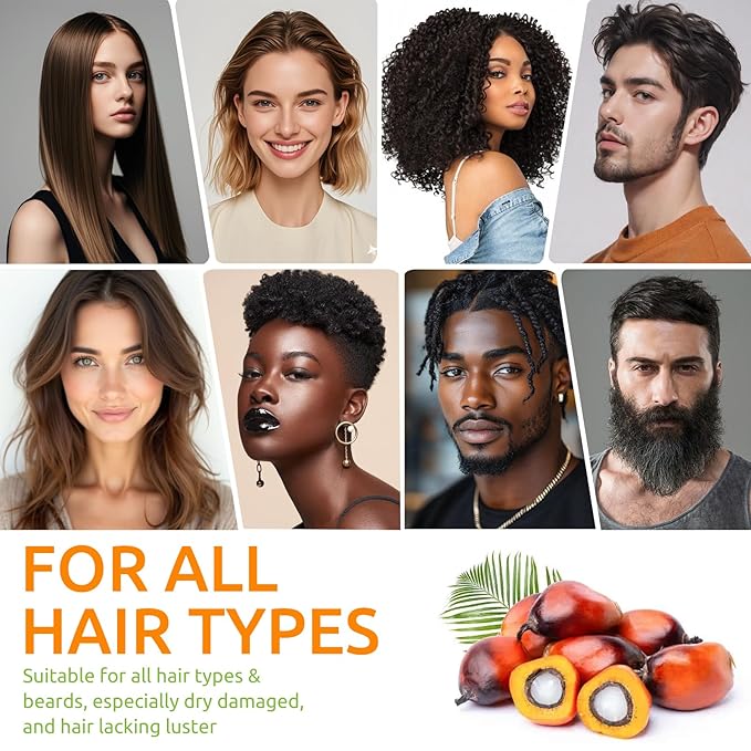 100% Pure Batana Oil for Hair Growth with Castor, Rosemary, Pumpkin, Infused With Biotin, Keratin & Vitamin E, Premium Hair Blend Oils for Hair Growth & Strengthening Hair Treatment, 4 FL OZ