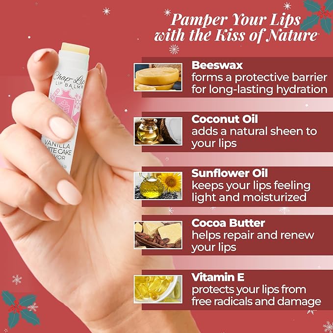 100% Natural Lip Balm Set - Petroleum