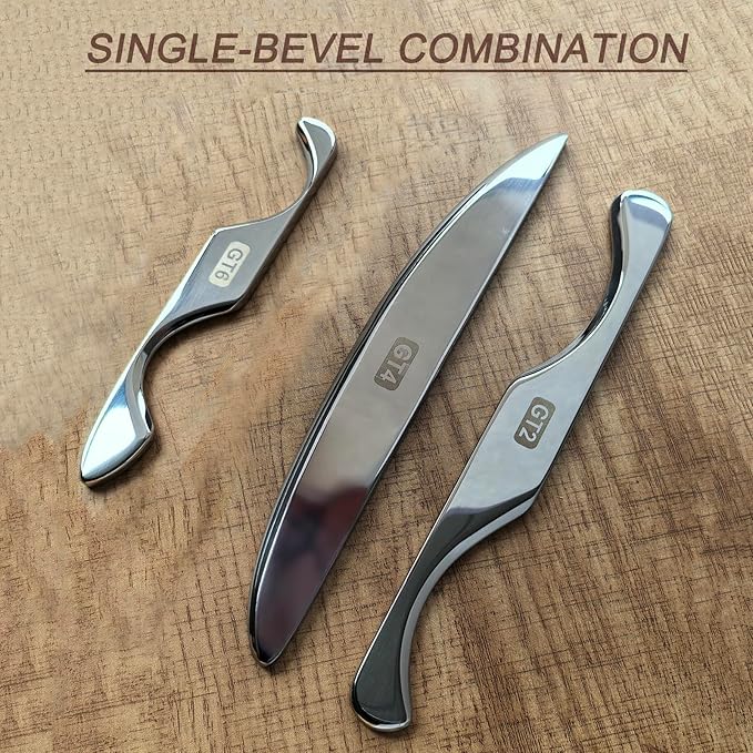 BYYDDIY 17 in 1 Stainless Steel Gua Sha Muscle Scraper Tools Family Kit, Scraping Massage Tool,Massage Scraper Tools for Physical Therapy (17in1)