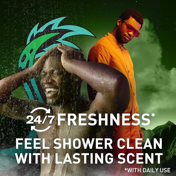 Old Spice Cleansing Body Wash for Men, 3X Defense, 24/7 Shower Fresh with Lasting Scent, 2-in-1 Body & Face Wash, Dragonblast Scent, 33.4 (Pack of 4)