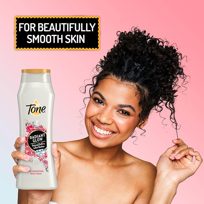 Tone Body Wash, Radiant Glow, 16 fl oz (Pack of 6)