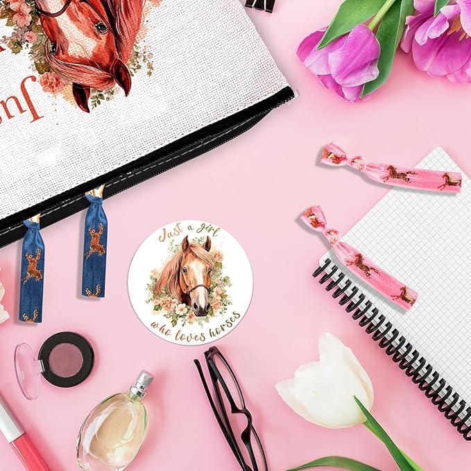 Makeup bags horses cosmetic bag