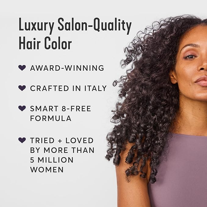 Madison Reed Radiant Hair Color Kit | 2.5NNN Soft Black (Parma Black) 100% Maximum Gray Hair Coverage | Salon-Quality Permanent Hair Dye for Resistant Grays | PPD-Free & Ammonia-Free |1 Pack