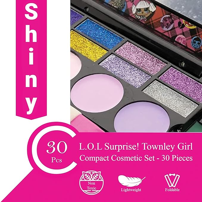 LOL Surprise Cosmetic Compact Set Includes Mirror, 14