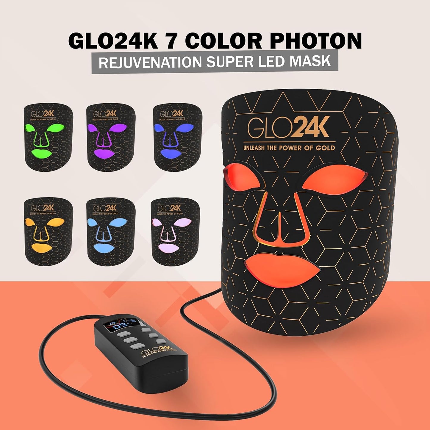 GLO24K Face Beauty Mask. (Super Mask)