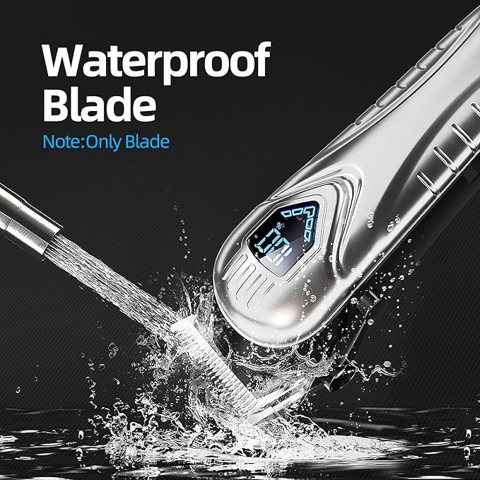 Professional Hair Clippers for Men&Women, Low Noise Hair Cutting Kit with 10 Color Combs, LED Display, Gifts for Men, 5H Cordless Clippers and Trimmers Set with Scissors,Cape