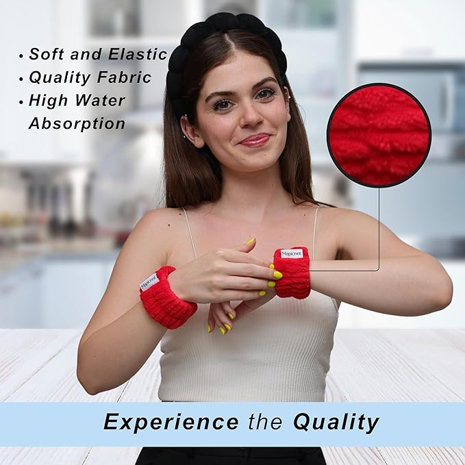 Wrist towels for washing face,