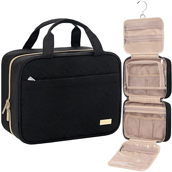 Nishel travel toiletry bag for