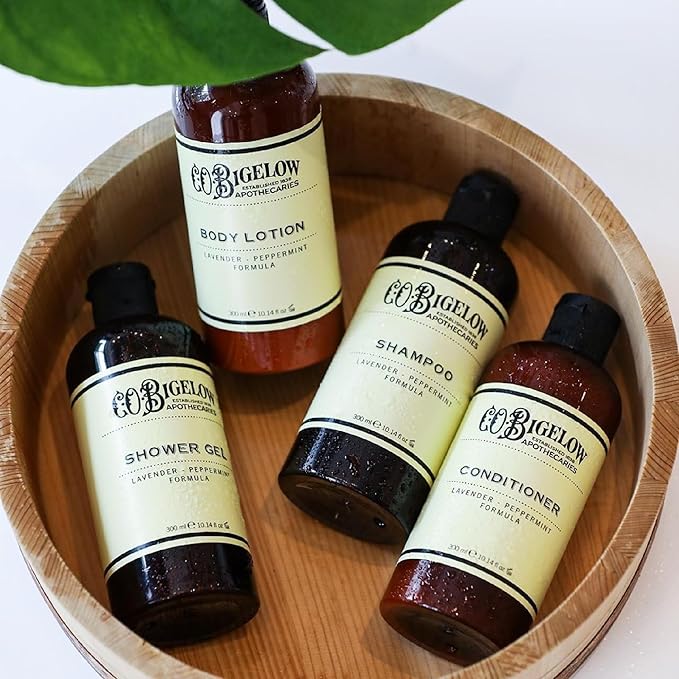 C.O. Bigelow Lavender Peppermint Body Lotion, Moisturizing Body Lotion with Aloe Vera, Shea Butter, Lavender & Peppermint Essential Oils, 10.4 Fl Oz