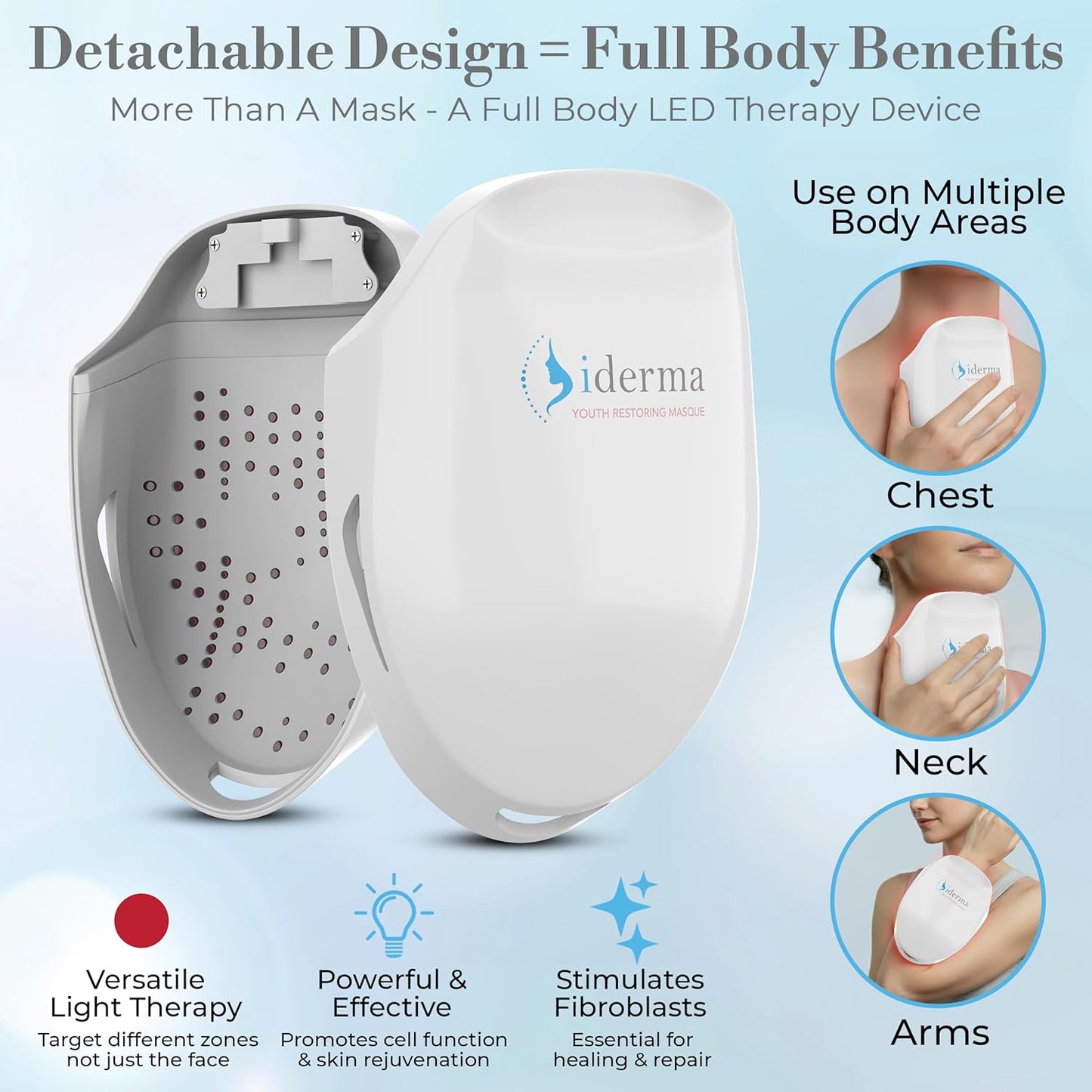 Red Light Therapy for Face – LED Face Mask for Eyes, Neck & Skin | Infrared Therapy Mask for Anti-Aging, Wrinkles, Skin Rejuvenation (HSA/FSA Eligible*)