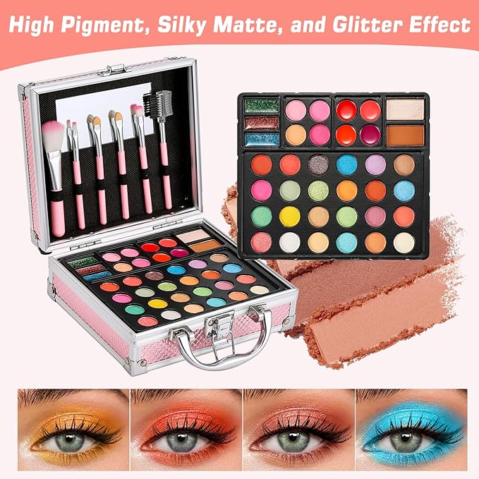 Anpro All-In-One Makeup Carry Case with Pro Teen