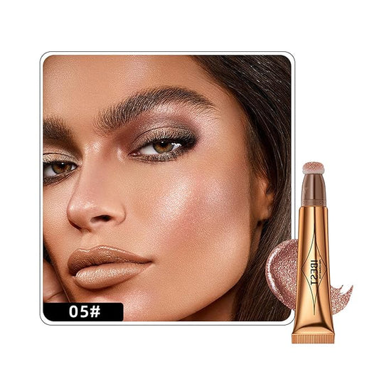 MAEPEOR Liquid Highlighter Stick Rose Cream Liquid Highlighter (5# Rose)