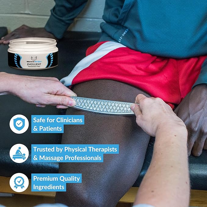 8oz Massage Emollient, Unscented, Emollient for IASTM and Massage, Soft Tissue Mobilization & Lubrication for Massage Therapy, Shea Butter, Oil Based, Vegan, Cream Alternative, Pack of 24