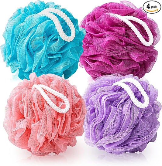 Loofah sponge 75g 4 pack,